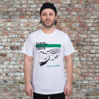 "Out Of Bed" T-Shirt White L