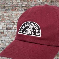 "Always Tired" Dad Cap Red