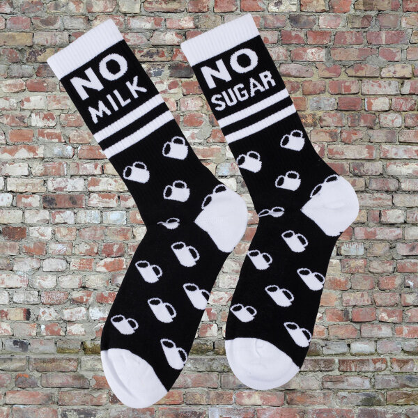 "No Milk - No Sugar" Crew Socks